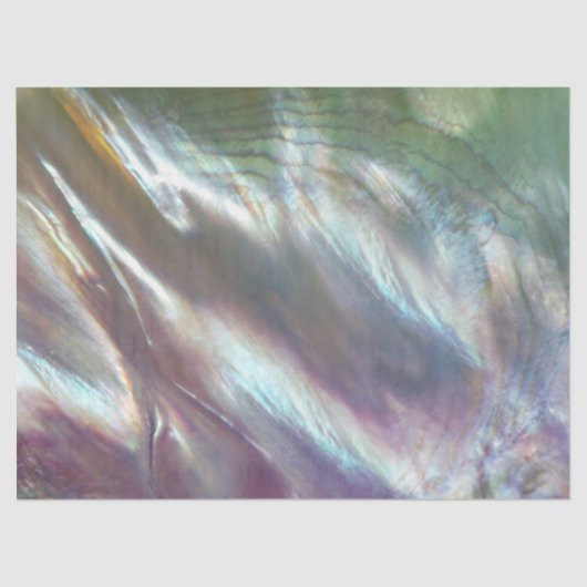 Moeder van Pareltextiel Luxury Iridescent Elegant Tissuepapier (Voorkant)