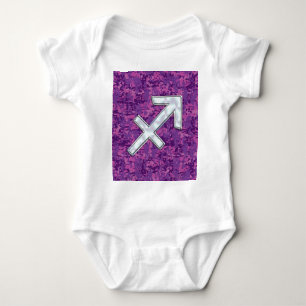 Moeder van Pearl Sagittarius Symbol Fuchsia Camo Romper