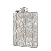 Moeder van Pearl Tiles Heupfles (Links)