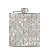 Moeder van Pearl Tiles Heupfles (Voorkant)