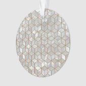 Moeder van Pearl Tiles Ornament (voorkant)