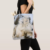 Moeder van polen en beren tote bag (Dichtbij)