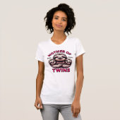 Moeder van tweeling Moederdag Shirt (Voorkant volledig)