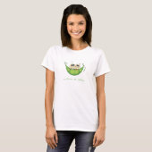 Moeder van tweelingen - 2 erwten in een peul - Jon T-shirt (Voorkant volledig)