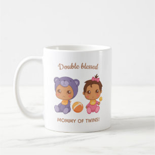 Moeder van Twins Baby Girl Beer Jumpsuit Koffiemok