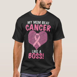 Moeder verslaat borstkanker - overlevingsbewustzij t-shirt