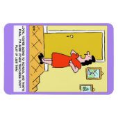 Moeder vertelt leraar: "Je moet naar school" Magneet (Horizontaal)