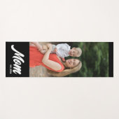 Moeder Vestigde Leuk Script Foto Yogamat (Voorkant (horizontaal))
