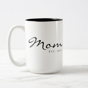 Moeder Vestigde Nieuwe Moeder Cadeau Tweekleurige Koffiemok