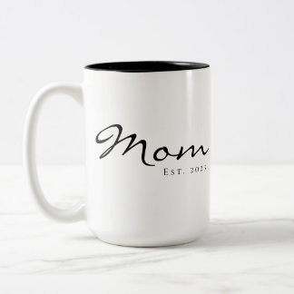 Moeder Vestigde Nieuwe Moeder Cadeau Tweekleurige Koffiemok