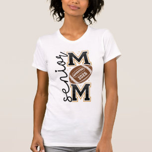 Moeder Voetbal Varsity Schattig Wedstrijd Dag T-shirt