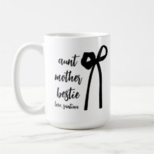 moeder Voorstel Mok Gift Tante moeder Bestie Bow