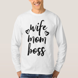Moeder Vrouw Boss Moederdag T-shirt