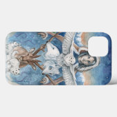 "Moeder Winter" Oorspronkelijke iPhone Case (Achterkant (horizontaal))