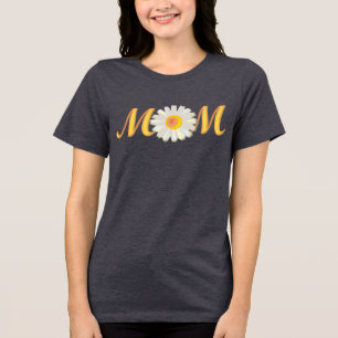 Moeder Witte Madelief Tri-Blend Shirt