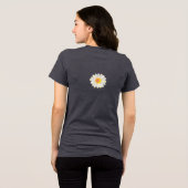 Moeder Witte Madelief Tri-Blend Shirt (Achterkant volledig)