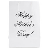Moeder Word Art Medium Cadeauzakje (Achterkant)