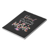 Moeder zegende om moeder en themakloer te worden g notitieblok (Gedraaid)