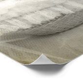 moeder zoende Baby in Bassinet Poster (Hoek)