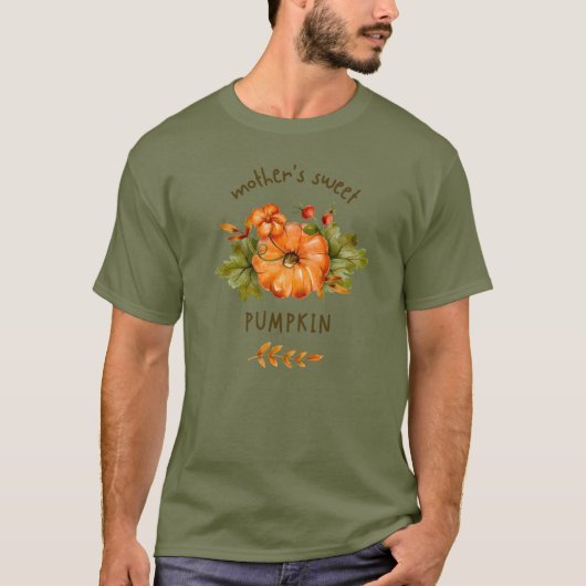 Moeder zoete pompoen T-shirt (Voorkant)