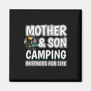 Moeder & zoon campingpartners voor het leven Campe Magneet