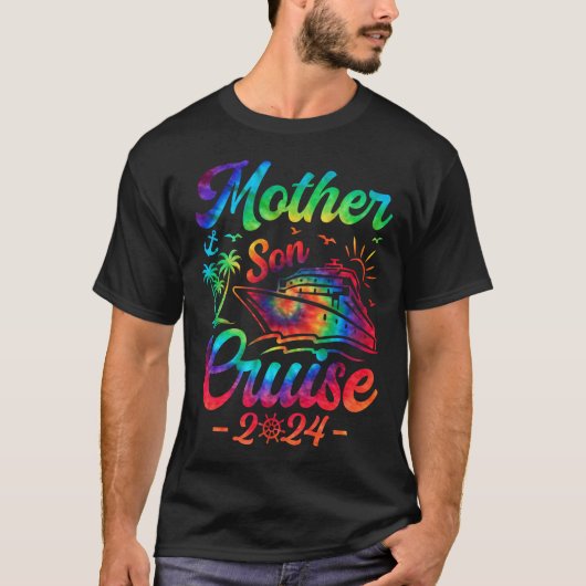 Moeder Zoon Cruise 2024 Familie Moeder Zoon Vakant T-shirt (Voorkant)