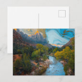 moederaarde briefkaart (Voorkant / Achterkant)