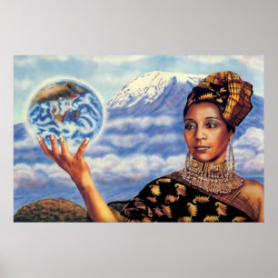 Moederaarde van het Poster Lisa Iris