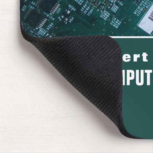 Moederbord, informatietechnologie, computer muismat (Hoek)