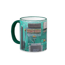 Moederbord, printplaat foto, computernerd