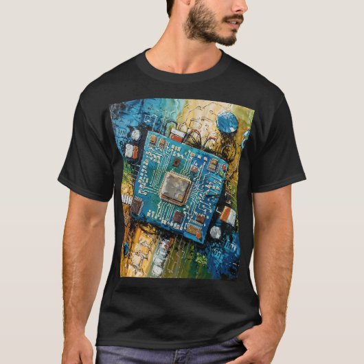 Moederbord T-shirt (Voorkant)
