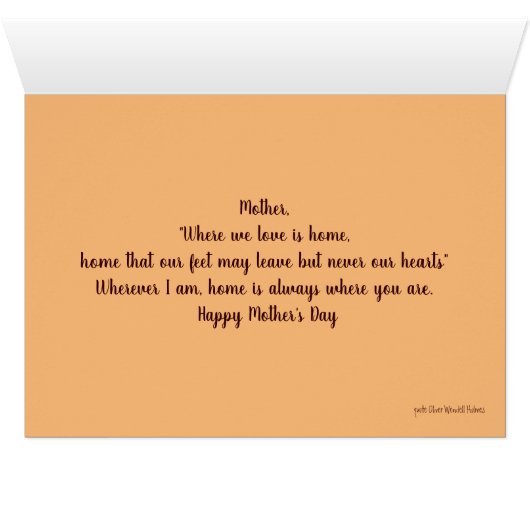 Moederdag (Binenzijde Horizontaal (Onderkant))