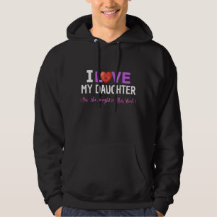 Moederdag 2022 Ik hou van mijn dochter. Hoodie