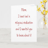 Moederdag #2 kaart (Gele Bloem)