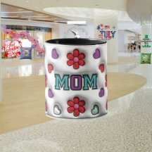 Moederdag "3D-effect Mokken"