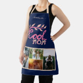 Moederdag 4 Foto Apron Cool Mam Hand Lettering Schort (Insitu)