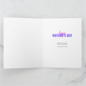 Moederdag 8 Foto Collage Pink op maat Kaart (Binnen)