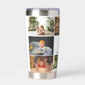 Moederdag 8 foto's Collage Beste moeder ooit Geïsoleerde Drinkbeker (Voorkant)