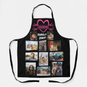 Moederdag | Aangepaste Creëer familie fotocollage Schort (Voorkant)