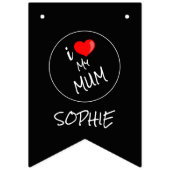 moederdag, aangepaste foto - op maat gemaakt vlaggetjes (Tweede vlag)