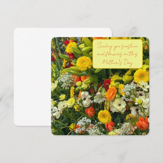 Moederdag Aankondiging (Voorkant / Achterkant)