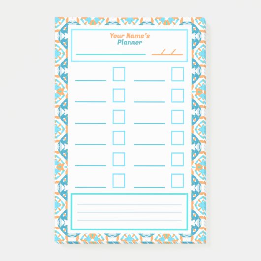 Moederdag ADHD Taak Planner Tracker Takenlijst Post-it® Notes (Voorkant)