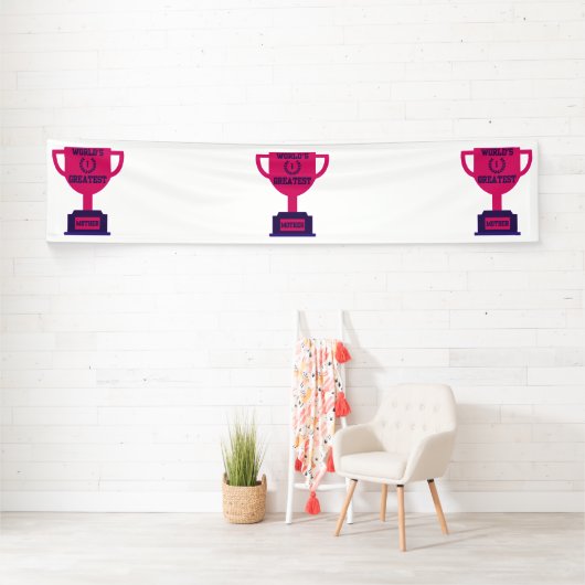 Moederdag Aller Tijden 2.5x12 Vinyl Banner (Insitu)