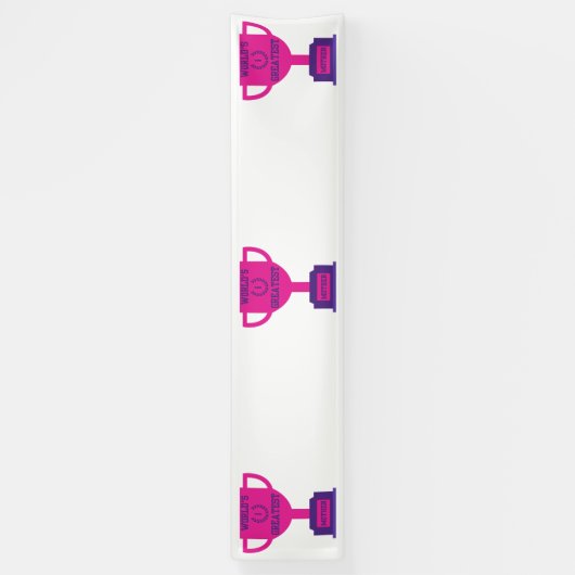 Moederdag Aller Tijden 2.5x12 Vinyl Banner (Verticaal)