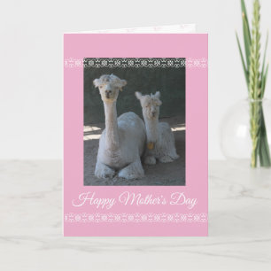 Moederdag Alpaca Kaart