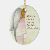 Moederdag Angel Religious Keramisch Ornament (Rechts)