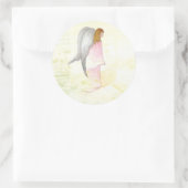 Moederdag Angel Religious Ronde Sticker (Tas)