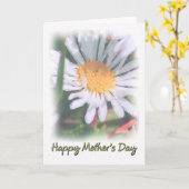 Moederdag - aquarel Daisy Kaart (Gele Bloem)