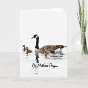 Moederdag Aquatische Vogelkaart Kaart