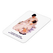 Moederdag art met citaatcadeau magneet (Linkerzijde)